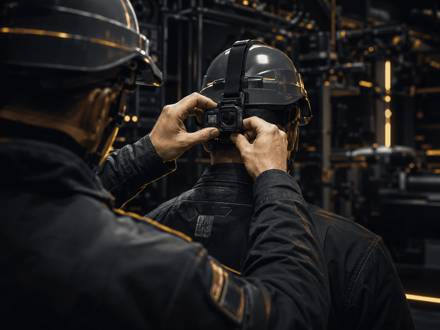Employees trained to use head-mounted cameras